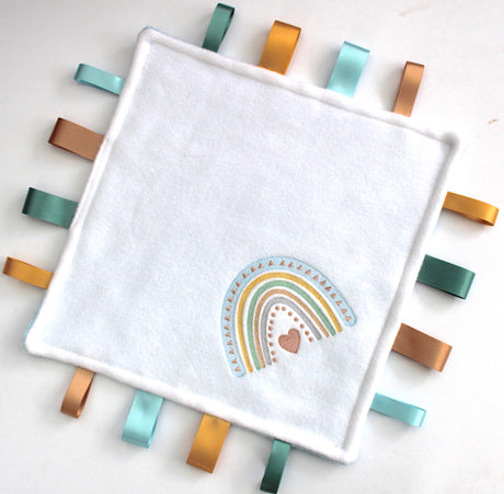 Baby Taggy Rainbow Comforter