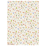 Butterflies and Flowers Gift Wrap Sheet