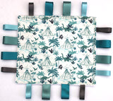 Dinosaur Volcano Taggy Comforter - Personalised