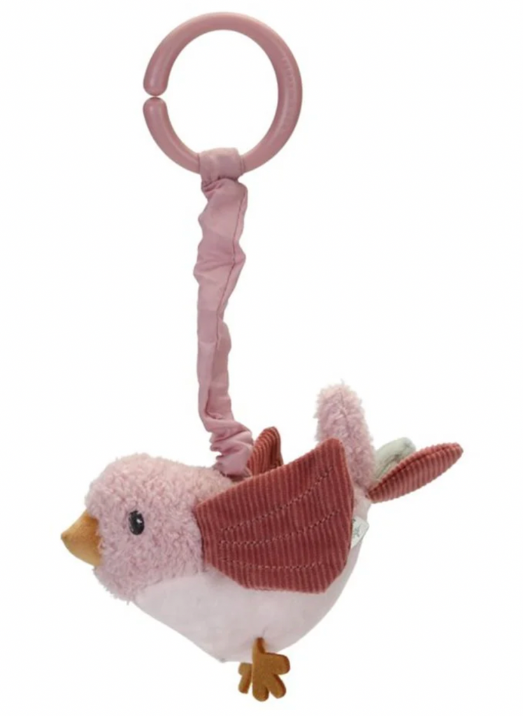 Pull & Shake Bird Toy - Flowers & Butterflies Bird