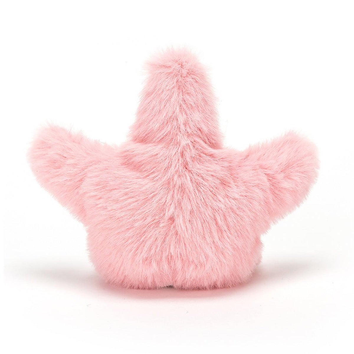 Fluffy pink starfish soft toy 