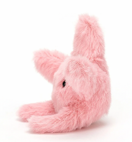 Fluffy pink starfish soft toy 