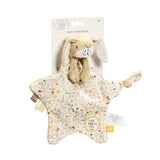 Nutbrown Hare Star-shaped baby comforter with bunny soft toy, attachment and tags