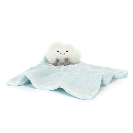 Jellycat Baby comfort blanket with cloud-shaped plush toy on a white background