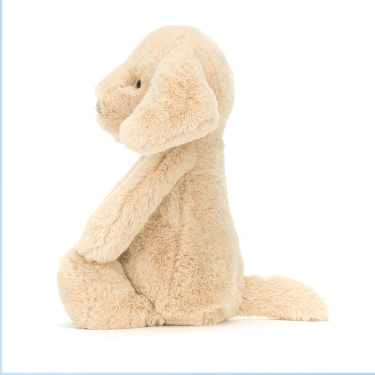 Bashful Luxe Puppy Orlando Original Beige plush toy on a white background
