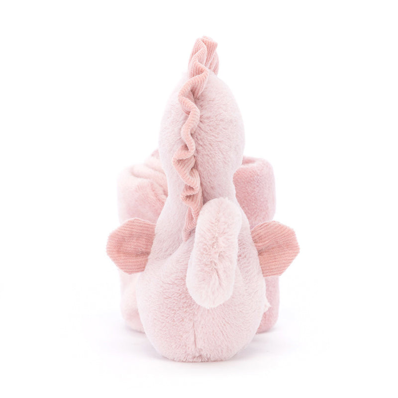 Jellycat Soft Seahorse Personalised Baby Comfort soother Blanket