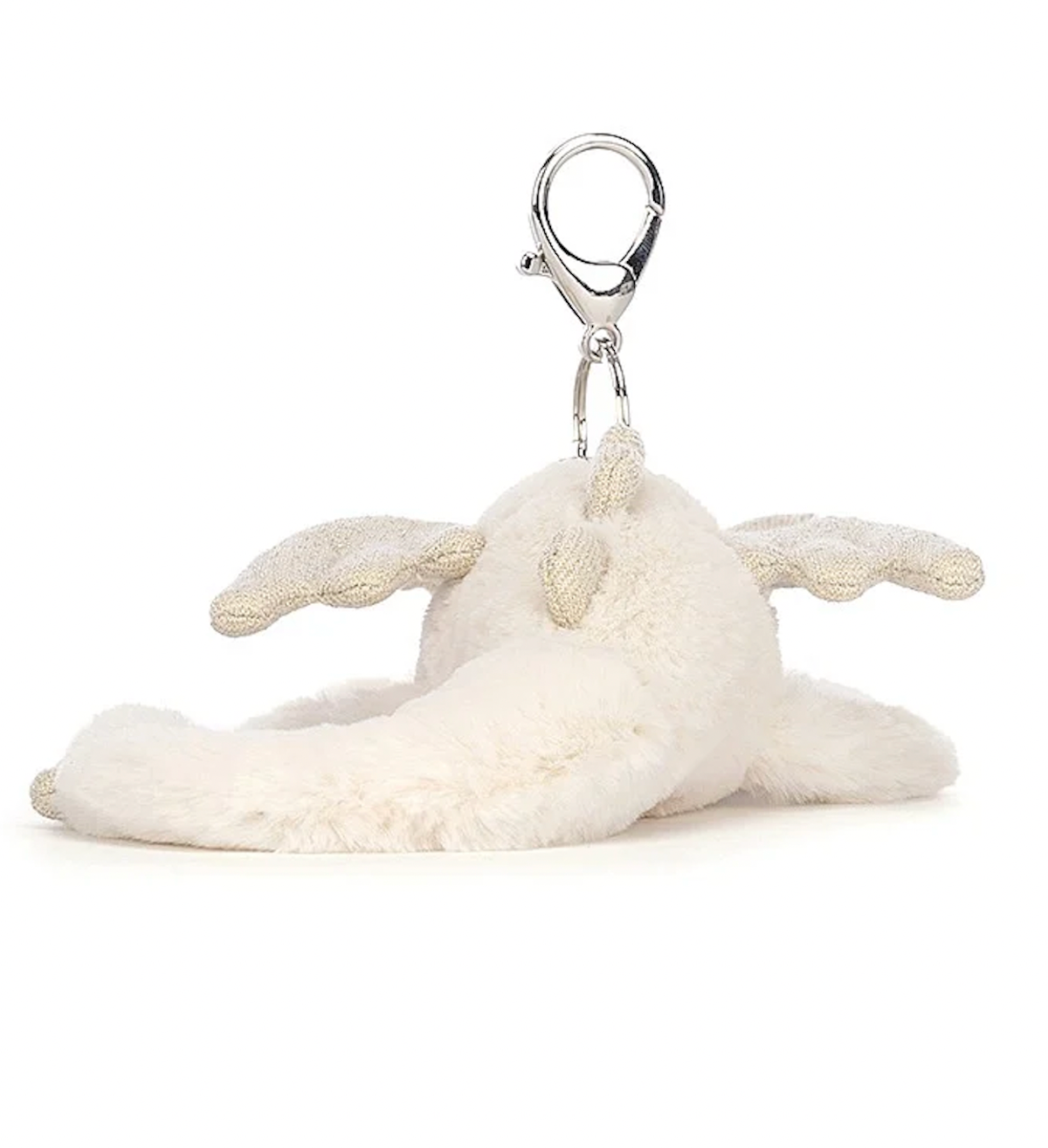 Jellycat Snow Dragon Bag Charm
