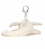 Jellycat Snow Dragon Bag Charm