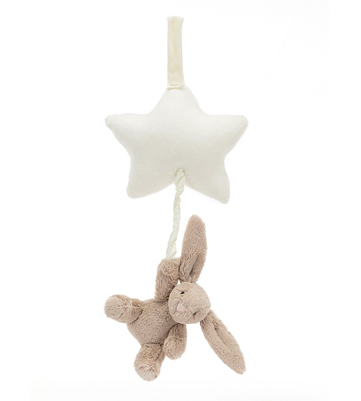 Jellycat Bashful Beige Bunny Star Musical Pull