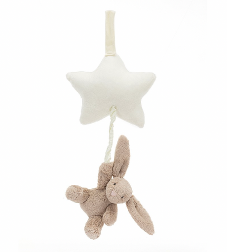 Jellycat Bashful Beige Bunny Star Musical Pull