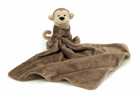 Bashful Monkey Soother - personalised