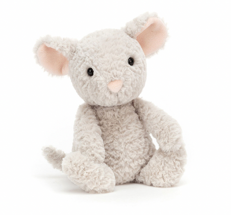 Soft toy grey mouse