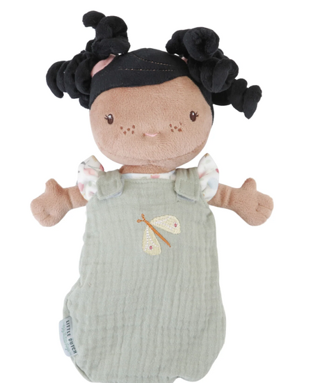 Baby Doll Evi with Carry Basket, Blanket and Bottle - Personalised