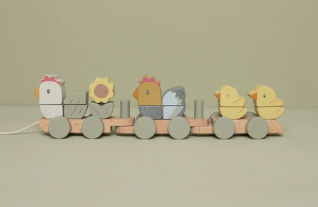 Stacking Train FSC - Little Farm Chicken