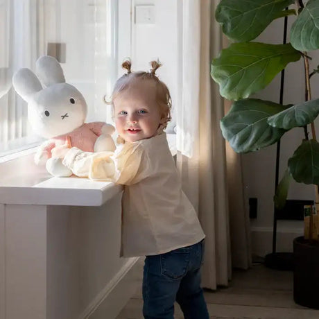 Miffy Cuddly Toy Fluffy - Pink 35cm