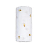 Busy Bees Muslin Swaddle