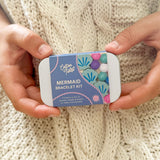 Cotton Twist Mermaid bracelet kids craft  kit with beads