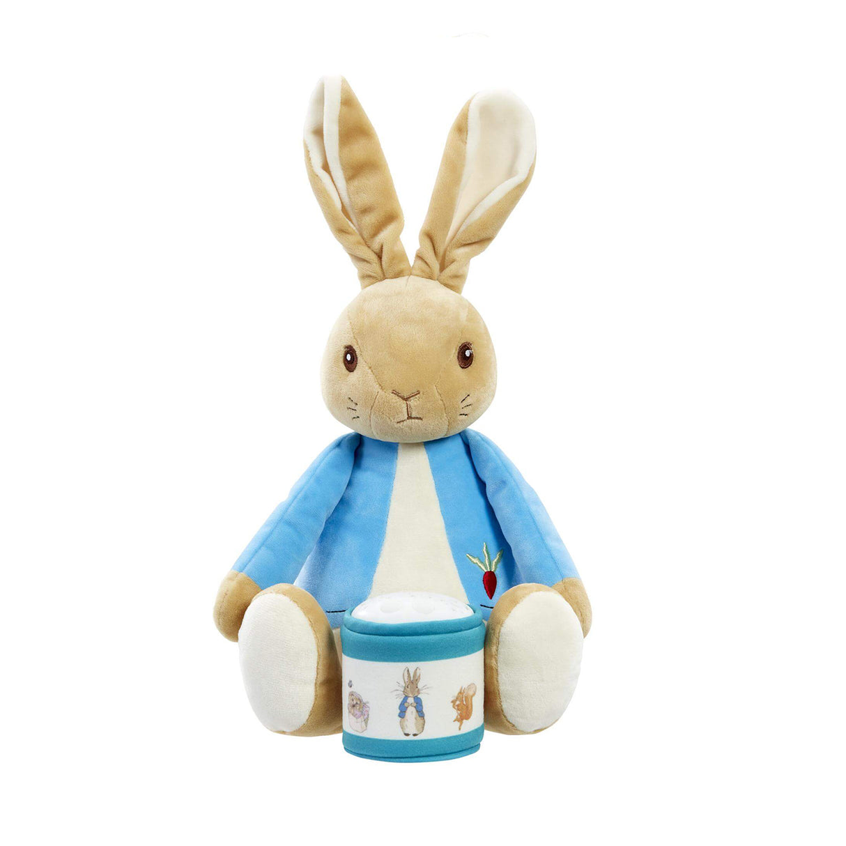 Peter Rabbit soft toy with a musical night light