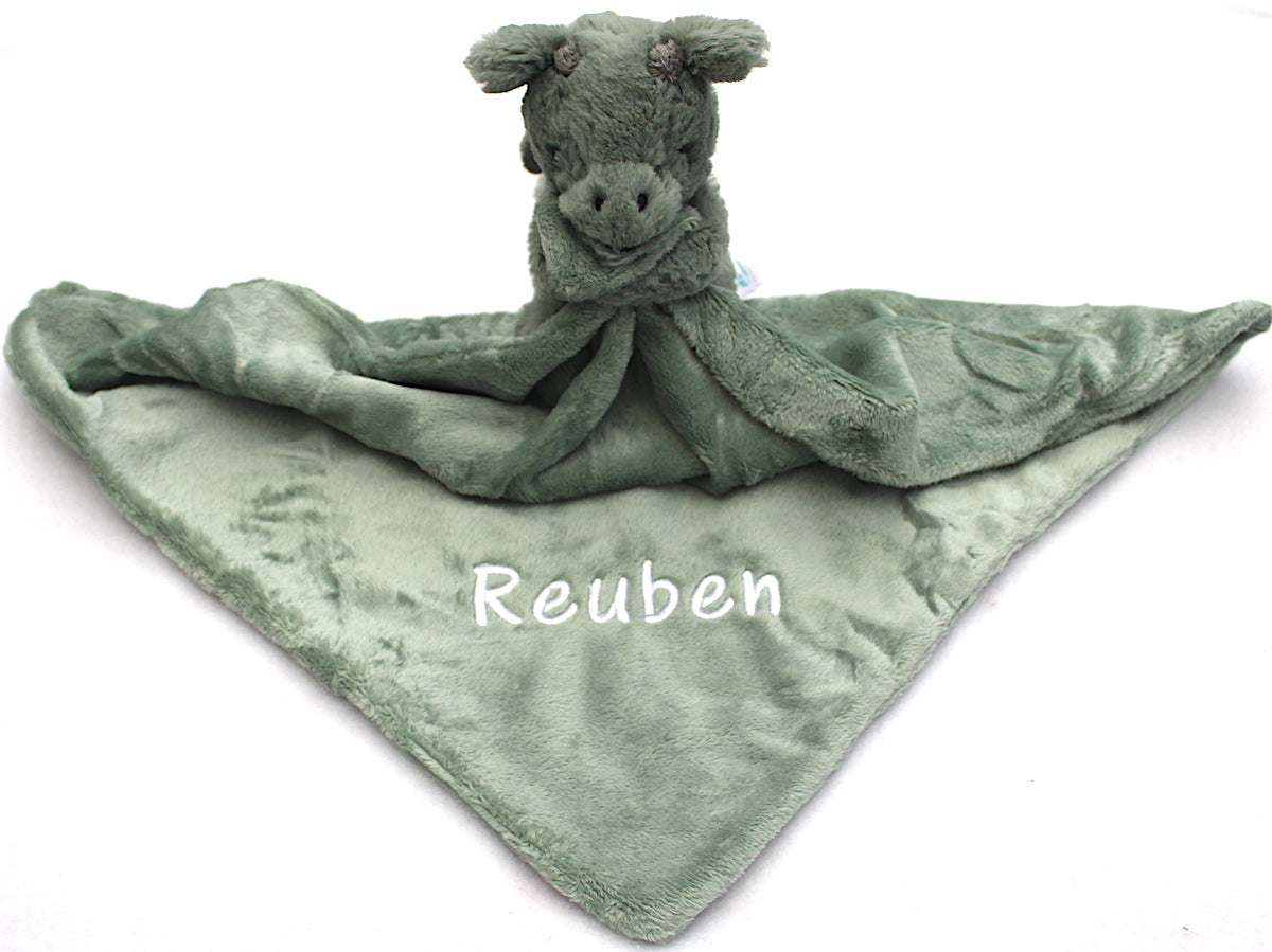 Jellycat Bashful Dragon Soother - personalised