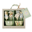 Peter Rabbit Cupcake Kit by Meri Meri showing character toppers and cupcake cases