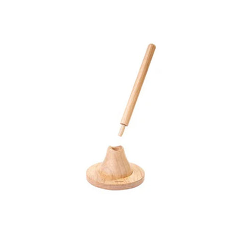 Wooden base for stacking tree