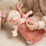 Baby Doll Rosa with Carry Basket, Blanket and Bottle - Personalised
