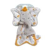 Disney Dumbo plush soother toy with packaging on a white background