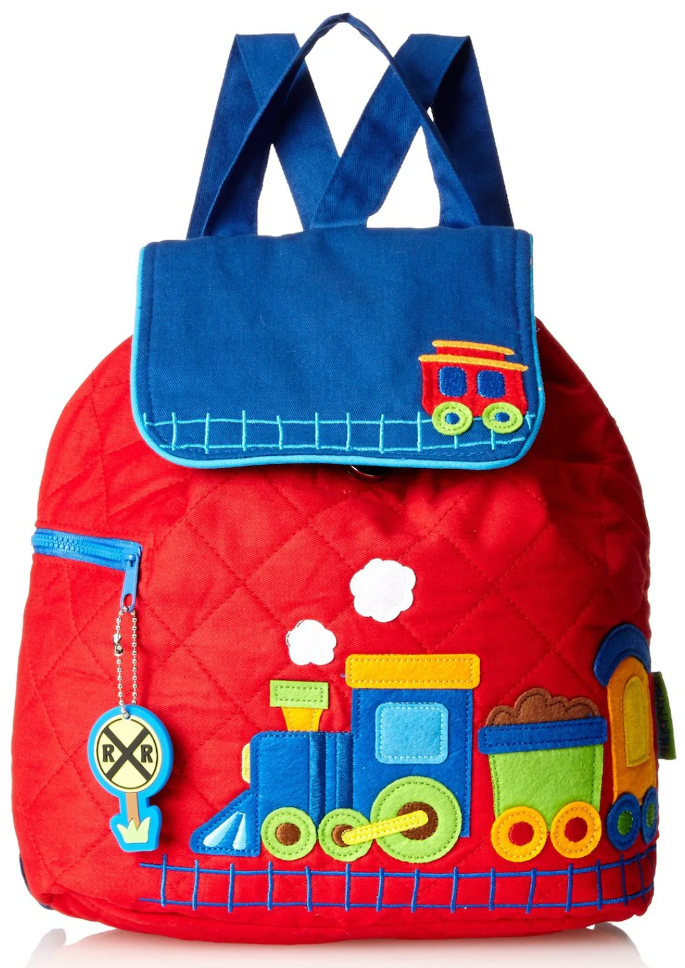 Stephen Joseph Train Quilted Backpack