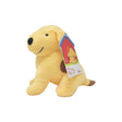 Yellow plush toy Fun WIth Spot dog with a tag on a white background