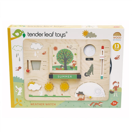 Tender Leaf Toys Weather Watch toy set packaging on a white background
