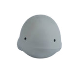 Tikiri My First Sea Animal Whale natural rubber teether and bath toy on white background - front view
