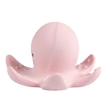 Tikiri My First Sea Animal Octopus pink rubber baby toy - rear view showing textured tentacles
