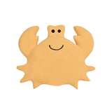 Tikiri Ocean Buddies crab rubber teether and bath toy on white background