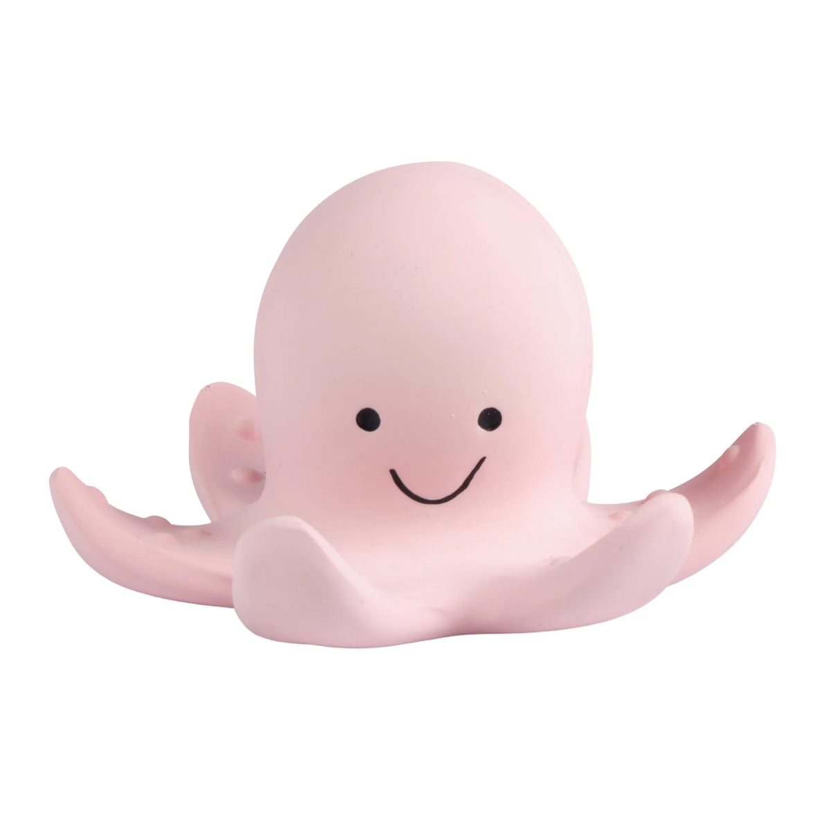  Tikiri My First Sea Animal Octopus pink natural rubber baby teether rattle and bath toy 