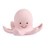  Tikiri My First Sea Animal Octopus pink natural rubber baby teether rattle and bath toy 