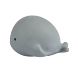 Tikiri My First Sea Animal Whale natural rubber teether and bath toy on white background - right side view