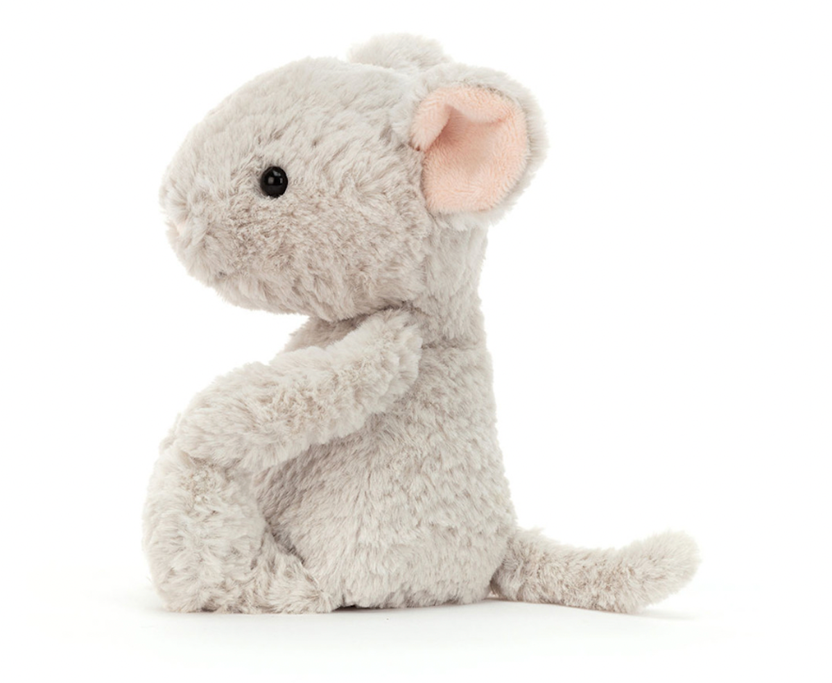 Soft toy grey mouse