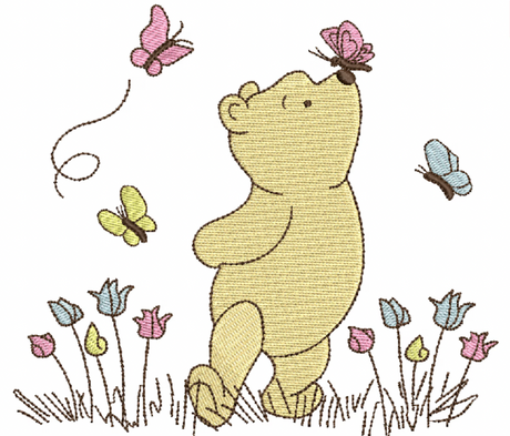 Winnie the Pooh Taggy Comforter - personalised