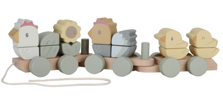 Stacking Train FSC - Little Farm Chicken