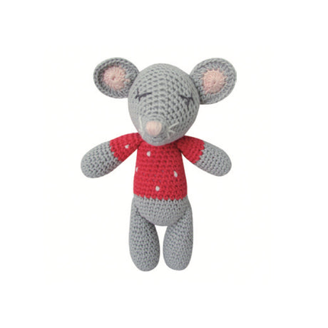 Albetta Crochet Mabel Mouse Rattle