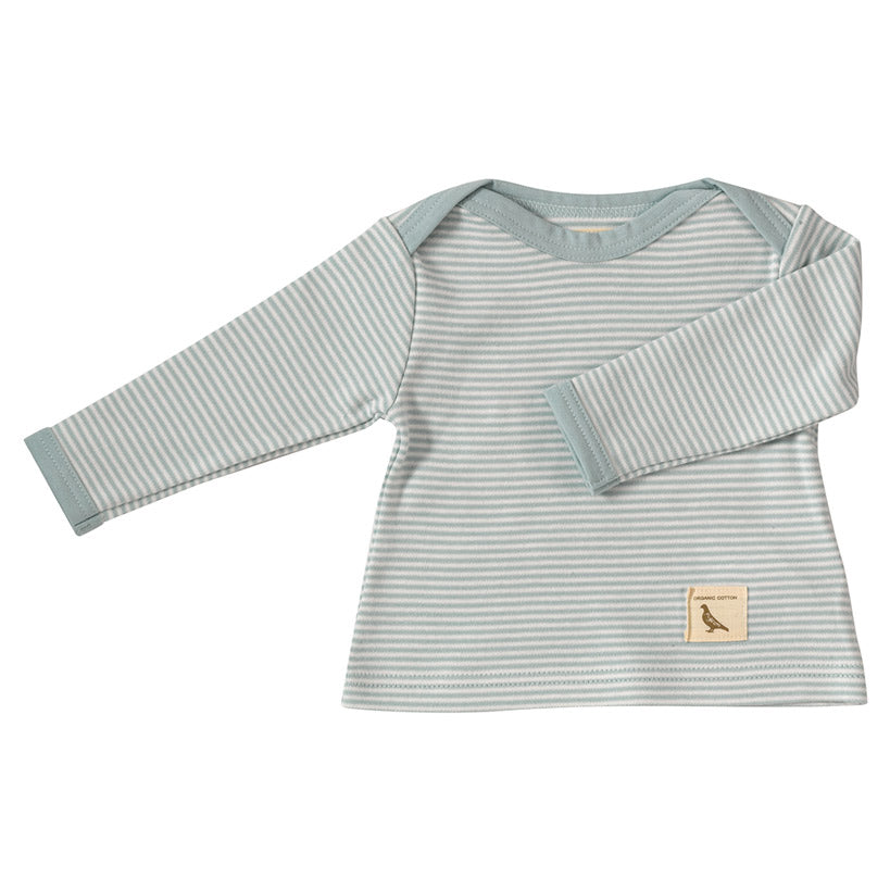 Pigeon Organics Stripe Top Taupe