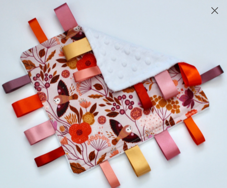 Owl Floral Taggy Comforter