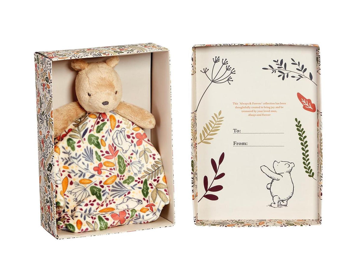 Classic Pooh Comfort Blanket - Always and Forever - option to personalise
