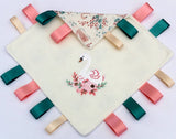 Floral Swan Embroidered Taggy