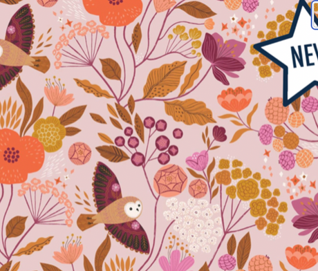 Owl Floral Taggy Comforter