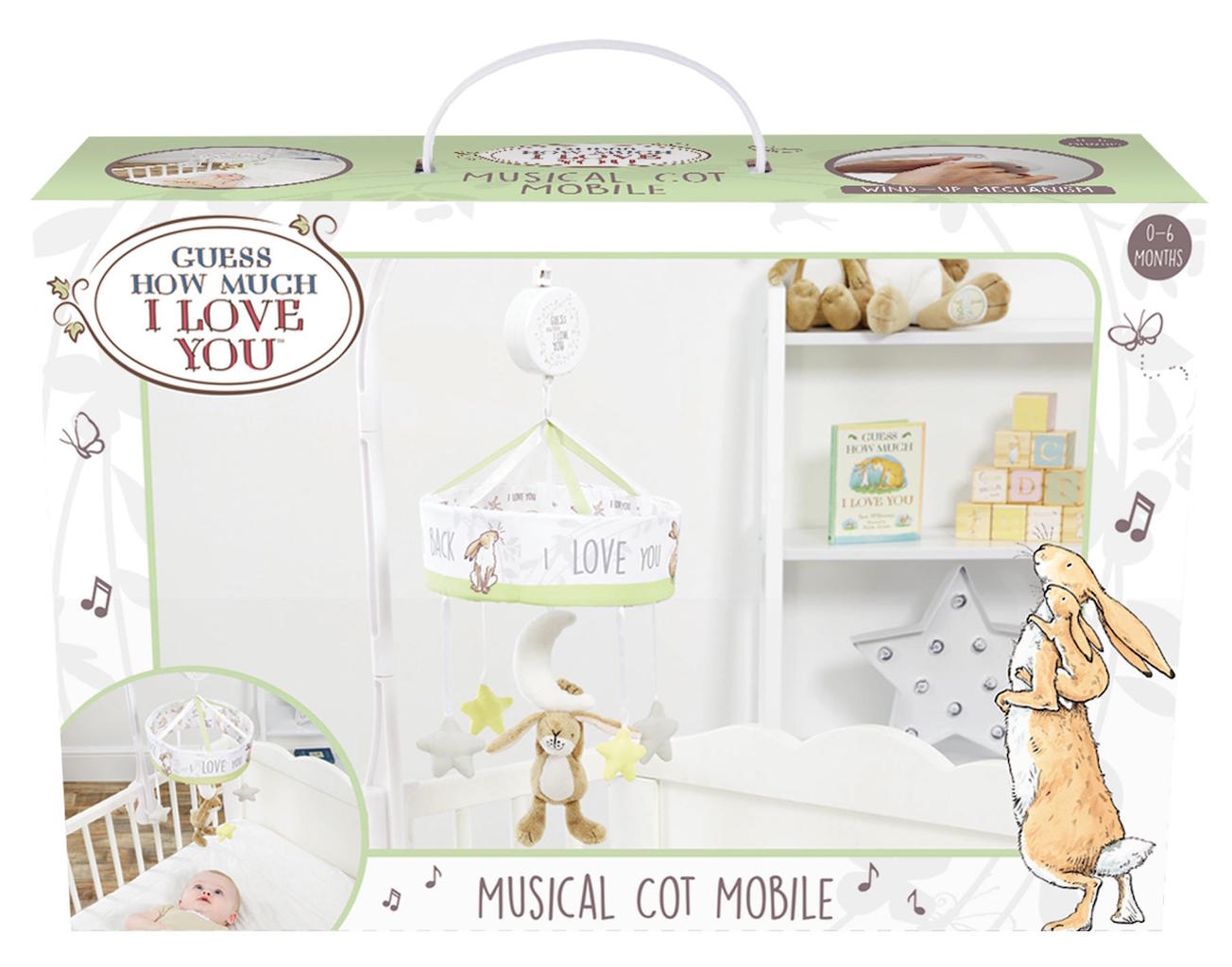 Guess How Much I Love You Cot Mobile in a decorative box
