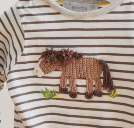Albetta Crochet Horse Sleepsuit