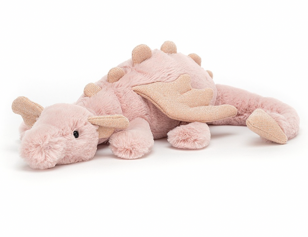 Jellycat Rose Dragon Little
