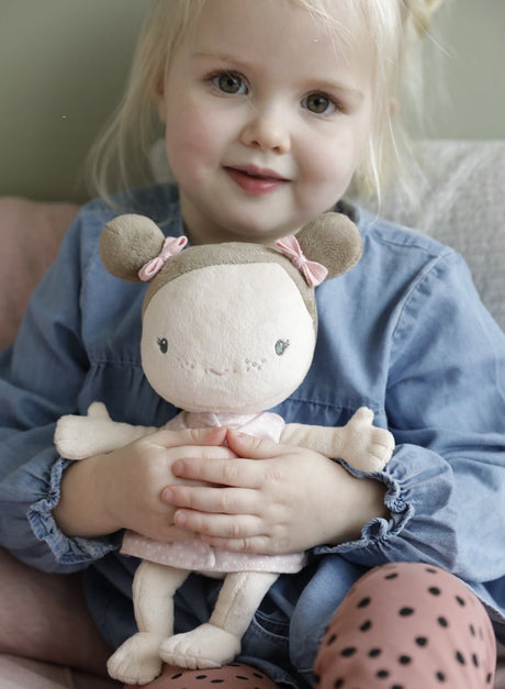 Baby Doll Rosa with Carry Basket, Blanket and Bottle - Personalised