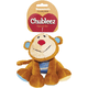 Rosewood Chubleez Marvin Monkey Dog Toy with a huge smile and blue stripped shirt and tag above